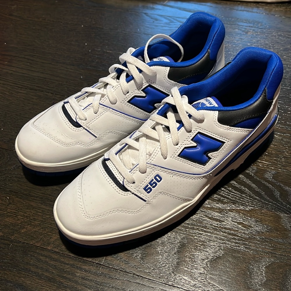 New Balance 550 White/Team Royal 12 men’s